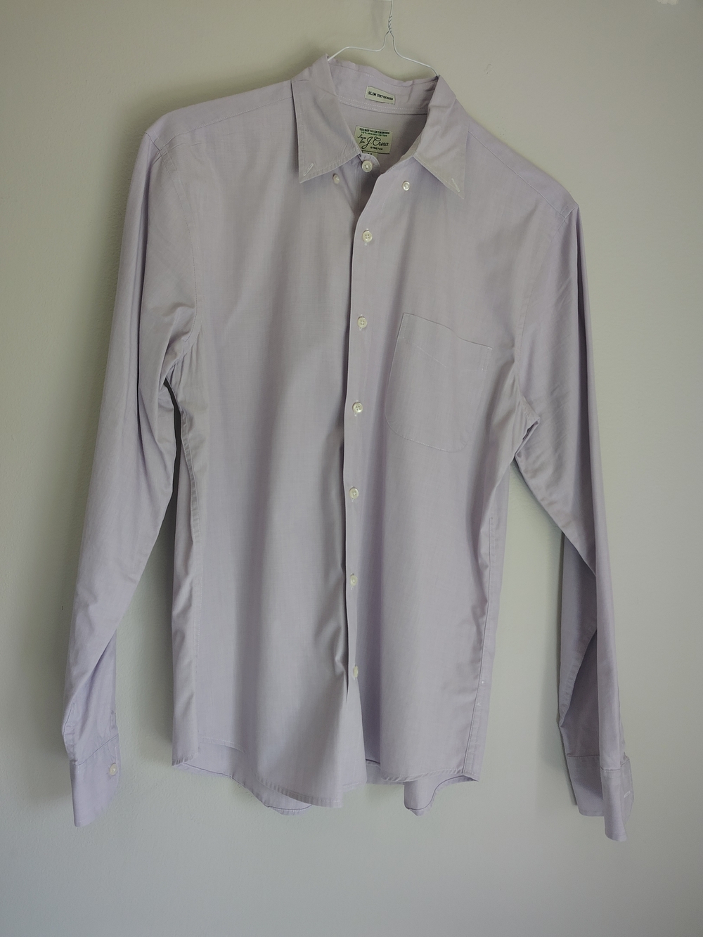 Jcrew Men's Lavender Slim Fit  Dress Shirt
